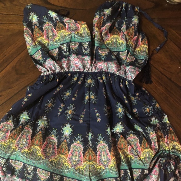 Womens BoHo Vintage Romper - Picture 2 of 8